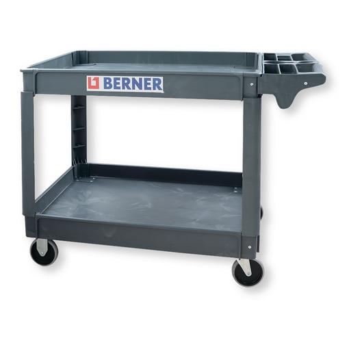 PLASTIČEN SERVISNI VOZIČEK Z 2 NIVOJEMA