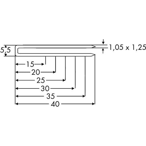 B-KLAMMER TYP-VI 5,5X20MM