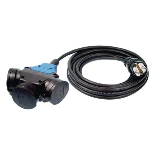 EL. PODALJŠEK S TROJNIM RAZDELILCEM 25M