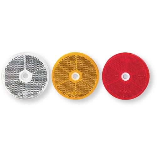 R-STR. RUND KLEB+LOCH ROT 60MM