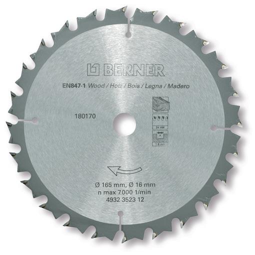 ŽAGIN LIST WOODline 165 x 1.6 x 16 mm