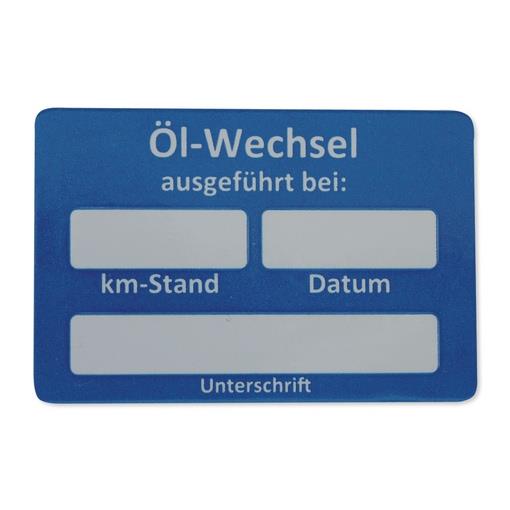 SERVISNA NALEPKA ZA ZAMENJAVO OLJA 250/1