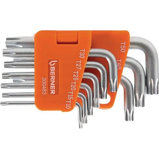 KOTNI KLJUČI TORX SET 9 DELNI