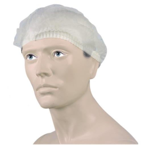 CLIP MUETZE M.DOP-ELASTIK WEIS