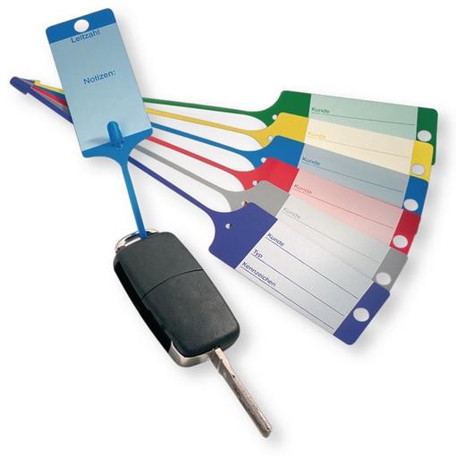 OZNAKA ZA KLJUČE RUMENA 100 ST