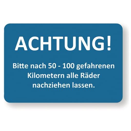 AUFKLEBER RADNACHZIEHEN 250 ST