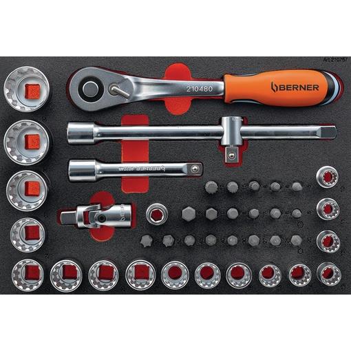 NASADNI KLJUČ SET Z RAGLJO 1/2" HS 60Z