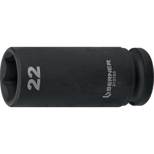 NATIČNI KLJUČ L=78MM 1/2" SW 22 ČRNA