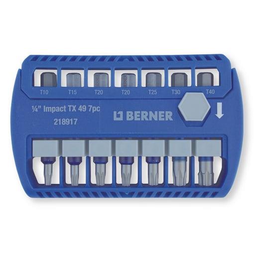 SET 1/4" IMPACT BIT TX 49MM-7