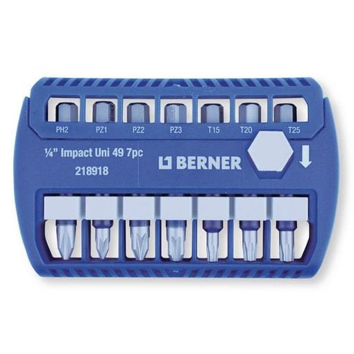 SET 1/4" IMPACT BIT TX/PZ/PH 49MM-7