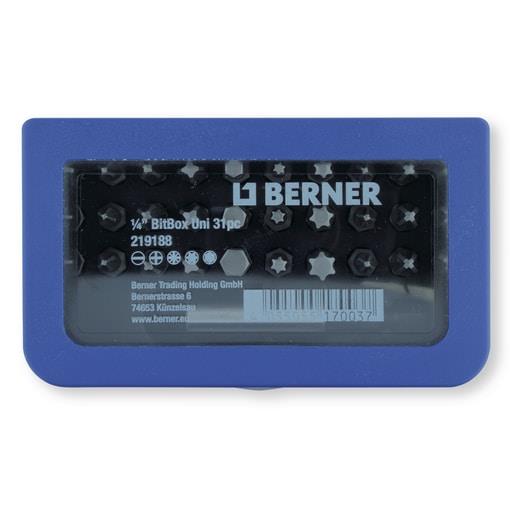 SET UNI 1/4' KVAL. BIT-BOX 25MM -31