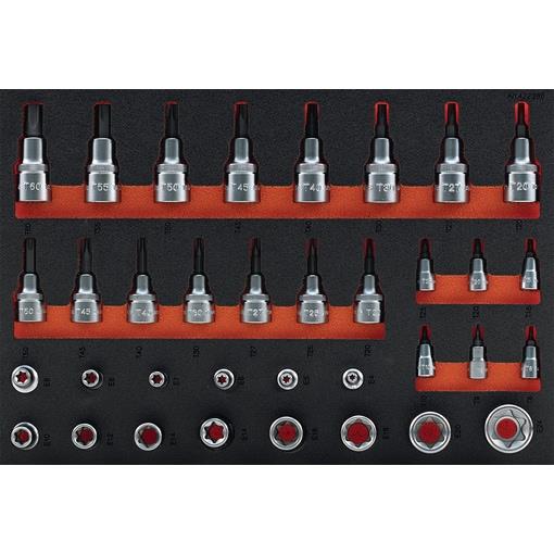 NASADNI KLJUČ TORX IN E-TORX SET 36 DEL