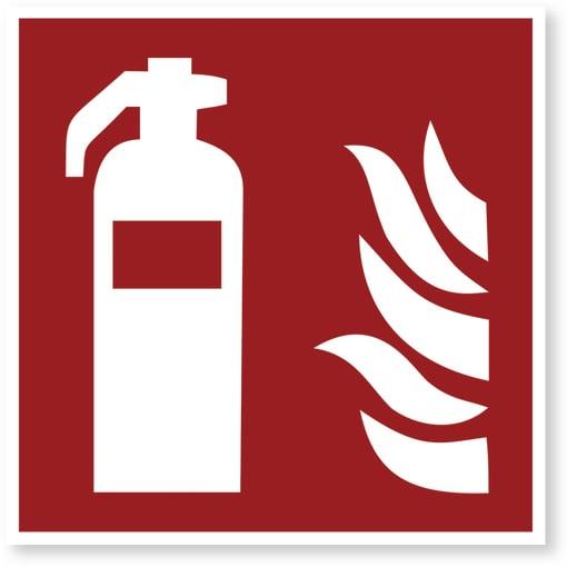 OPOZORILNA NALEPKA ZA GASILNI APARAT