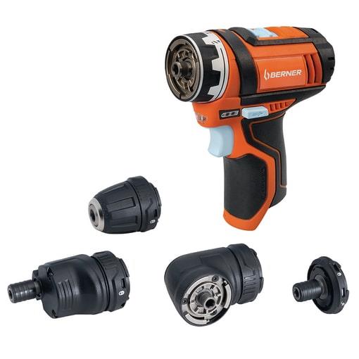 VIJAČNIK BACDCH S 4-NASTAVKI GLAV 12V