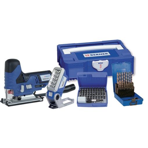 LED LUČ+BIT NASTAVKI+SVEDRI+VBODNA ŽAGA