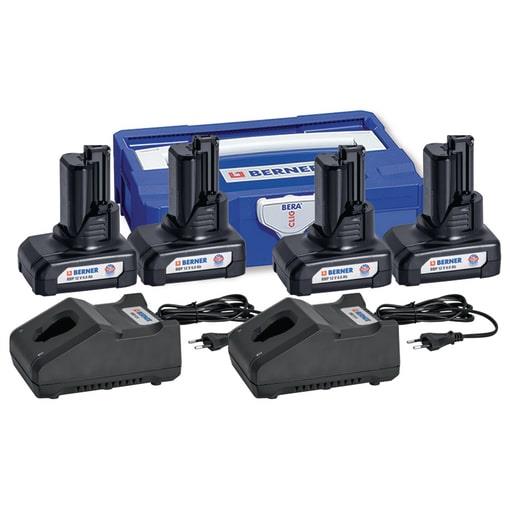 SET 2XPolnilec BCC + 4X6.0Ah BBP 12V