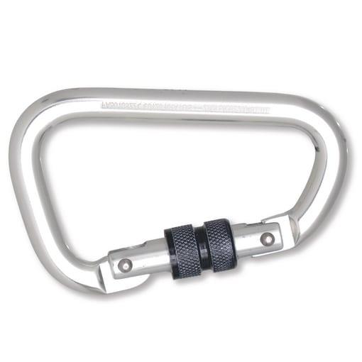 KARABINER ALU SCHRAUBSICHERUNG