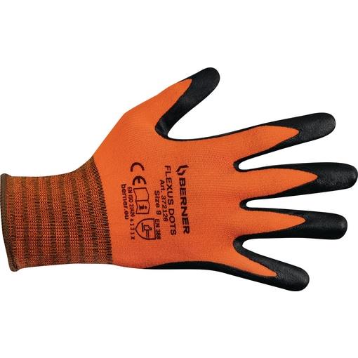 ROKAVICE DELOVNE FLEXUS+DOTS,SZ.10