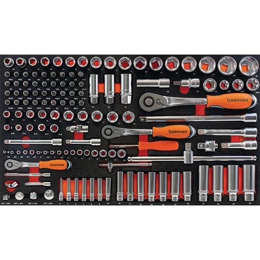 KLJUČI NASADNI 1/4", 3/8", 1/2"garnitura