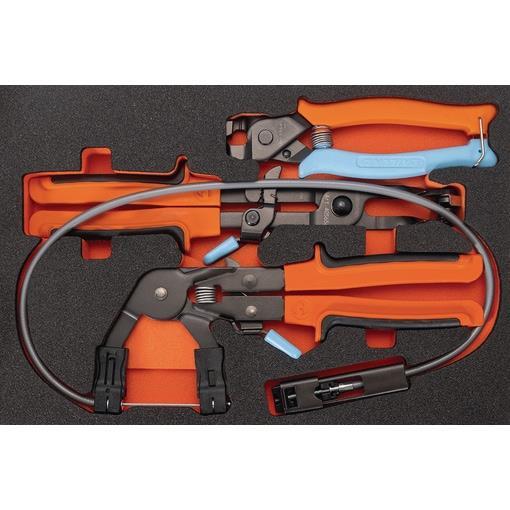 KLEŠČE ZA CEVNE OBJEMKE 3 DEL.