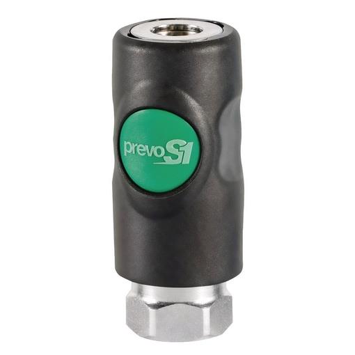 KOM.VARNOSTNA HITRA SPOJKA Z GUMBOM 1/4"