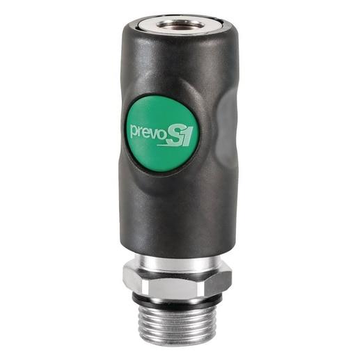 KOM.VARNOSTNA HITRA SPOJKA Z GUMBOM 3/8"