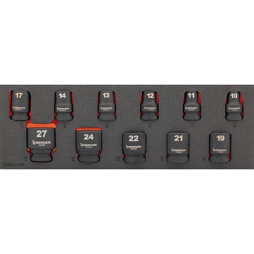 SET UDARNIH NASAD. KLJUČEV 1/2" 11-DELNI