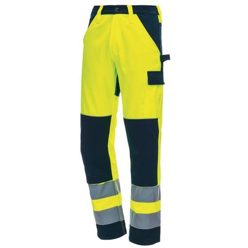 BUNDHOSE HI-VI GELB/BLAU GR.44