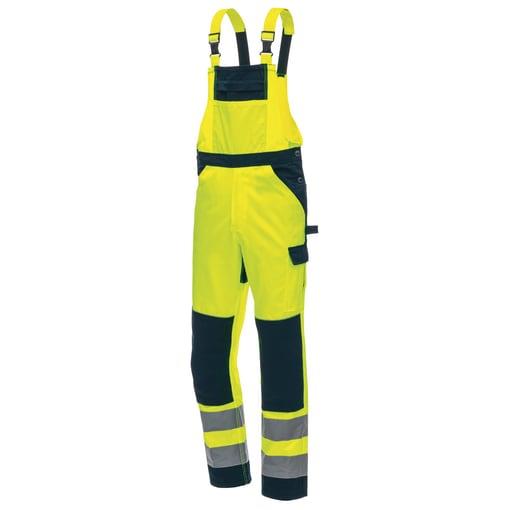 LATZHOSE HI-VI GELB/BLAU GR.48