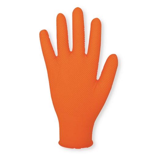 ORANŽNE NITRIL ROKAVICE L