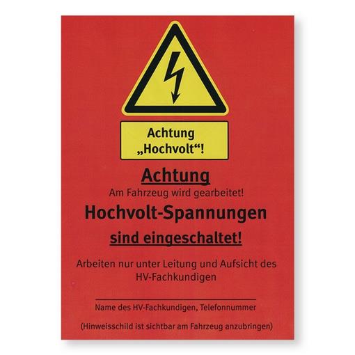 OPOZORILNA PLOŠČICA "AKTIVNA NAPETOST"