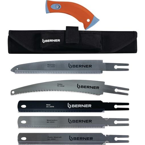 SET ROČNE ŽAGE S 5 REZILI 240MM