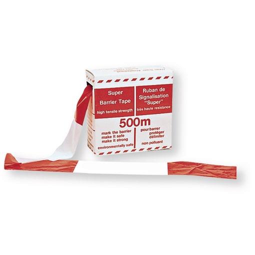 TRAK OPOZORILNI RDEČ BEL 500M